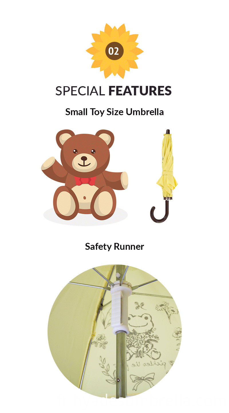 Parapluie petit jouet jaune mignon Cute Yellow Small Toy Umbrella